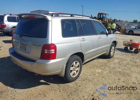 2001 Toyota Highlander V6 from USA, damaged, VIN JTEHF21A710031618
